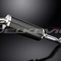 Delkevic 14" Carbon Slip-On Oval Muffler - Suzuki GSX-R1000 - 01-02 Exhaust