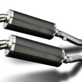 Delkevic 14" Carbon Fiber Slip-On Mufflers Kawasaki ZX-6 ZZR600 -90-05 Exhaust
