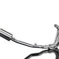 Delkevic Full 4-1 Header 9" Stainless Oval Muffler Kawasaki ZRX1100 / 1200 99-05