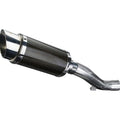 Delkevic Mini 8" Carbon Fiber Round Muffler - Honda VFR1200X - 2012-2017 Exhaust