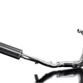 Delkevic Full 4-1 Exhaust 14" Carbon Oval Muffler Honda CB1100A - 13-14