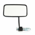 Black Cafe Bar End Motorcycle Mirror - Rectangular
