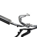 Delkevic Full 4-1 Exhaust System High Mount 18" Oval Muffler - Honda VFR800
