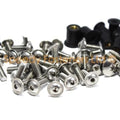 Kawasaki Ninja ZX-10R 2011-2015 Full Fairing & Screen Bolt Wellnut Stainless Kit