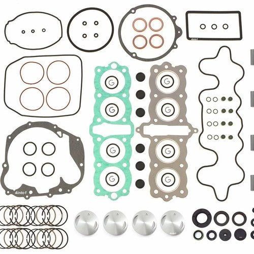 Engine Rebuild Kit w/ .25 Oversize Pistons - Honda CB500K - 1971-1973