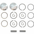 2 Piston Kits - Oversize 0.25mm - Honda CB/CL/SL350 Twins - Rings Clips & Pins
