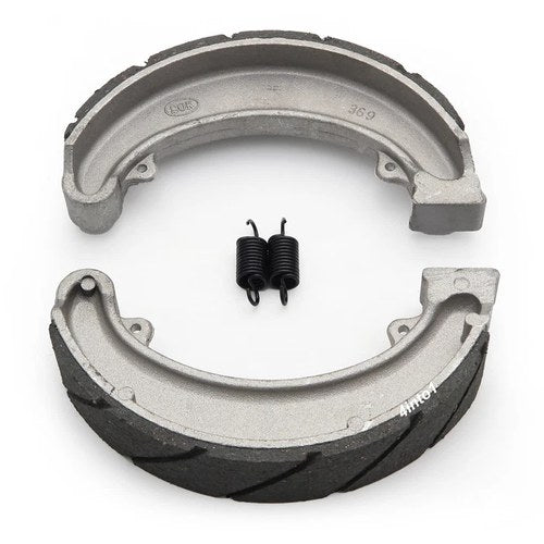 Sintered Grooved Rear Brake Shoes - Honda CB/CL/SL350 CB/CJ/CL360 CB400F