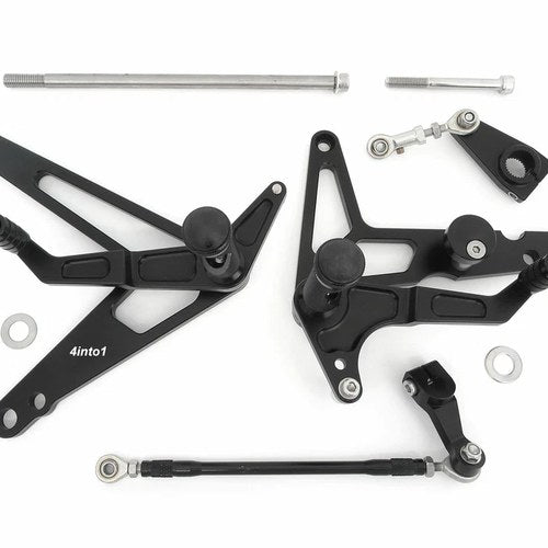 TTR400 Rearsets - Black - Honda CB400F