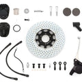 Ultimate Performance Front Brake Kit Black Lines Honda CB450K 70-71 CB750K 69-72