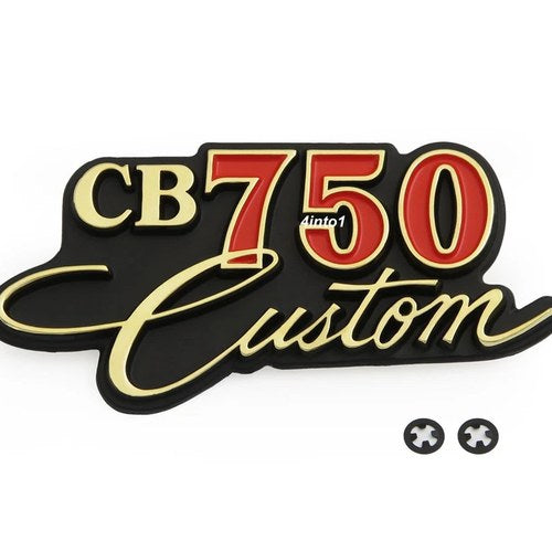 Side Cover Emblem - 87127-425-730 - Honda CB750C Custom - 1980-1982 Panel Badge