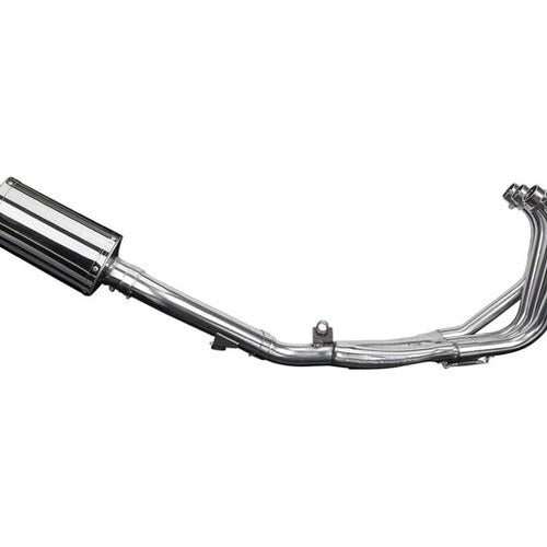 Delkevic Full 4-1 Exhaust 9" Stainless Muffler - Honda CBR600 1991-1998