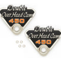 2 Side Cover Emblems Badges Honda CB450 CL450 1971 Metal Clips CB450K CL450K 71