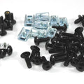Yamaha FZS600 Fazer 600 2002-2004 Black Aluminium Bolt Fairing Clips Screws Kit