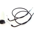 Throttle Tube & Cable Set - 1975-1976 Honda CB400F Four - Cafe Racers