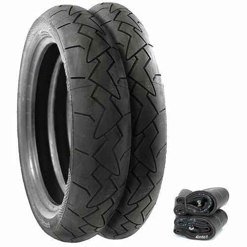 Continental Conti Classic Attack Tire Set Honda CB350/360/400 CL/CJ360 TireTube