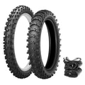 Dunlop Geomax MX14 MX3S Tires Tubes Rim Strips Set Moto Honda CR125R - 1995-2007