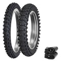 Dunlop Geomax Mx34 Tires & Tubes Set Moto Motocross - Honda CR125R - 1995-2007