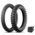 Michelin Starcross 6 Medium Soft Tires & Tubes Set Motocross Honda CR125R 95-07