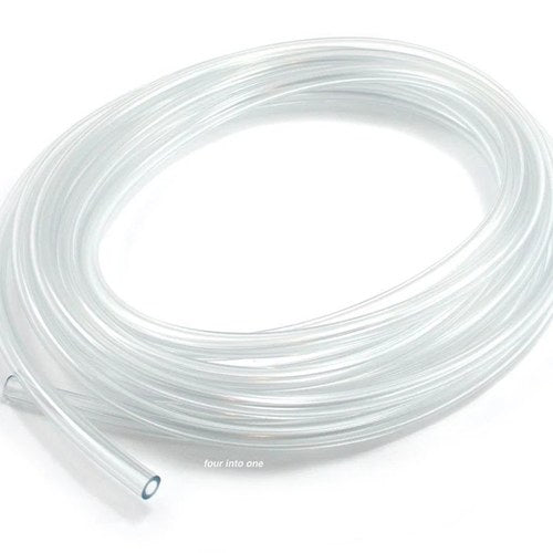 Motion Pro Clear Motorcycle Pvc Fuel Gas Line - 1/4" (6mm) - 10' Feet