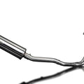 Delkevic Full 2-1 System 14" Stainless Oval Muffler Kawasaki GPZ500 Ninja 87-09