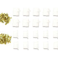 Set of 10 - Motorcycle Wiring Locking Connector Kits 6.3mm - 1/4" Series - 8 Pin