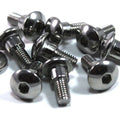 10x Suzuki m6 Stainless Fairing Mudguard Bolts + 6mm Shoulder Step 09139-06107