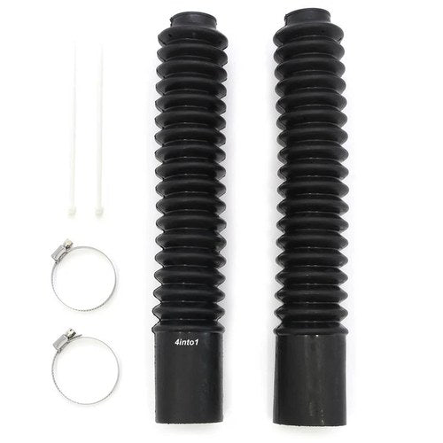 Universal Motorcycle Fork Boot Set - Extra Long