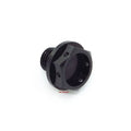 Black CNC Aluminum Oil Drain Bolt Kawasaki Ninja 250 500 ZX6R ZX9 KZ1000 VN1500