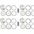 4 Pack Standard Bore Piston Kit & Rings Honda CB500 Four K0 K1 K2 1971 1972 1973