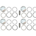 4 Pack Standard Bore Piston Kit 13101-371-000 Honda GL1000 Gold Wing 1975 - 1979