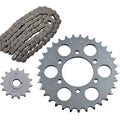 EK Non-Sealed Chain with JT Front Rear Sprockets Kit Kawasaki KZ1000 1977-1980