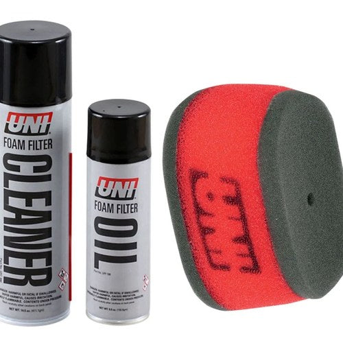 Uni NU-2378ST Air Filter with Cleaner & Oil Combo Kit Kawasaki KLR650 KLX650