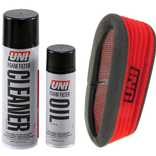 Uni NU-4007 Air Filter with Cleaner & Oil Combo Honda CB750 CB750F CB750K 69-78