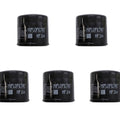 5 Pk Hiflofiltro HF204 OEM Replacement Oil Filters Honda Kawasaki Suzuki Yamaha