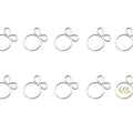 10 Pack Genuine Honda Tube Clips 95002-02070 Vent & Overflow Lines