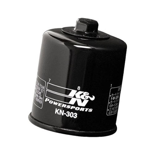 K&N KN-303 Black Performance Spin On Oil Filter Honda Kawasaki Suzuki Motorcycle