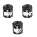 3 Pack K&N KN-204-1 Spin On Oil Filters Honda Kawasaki Suzuki Yamaha Motorcycle