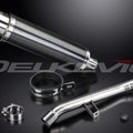 Delkevic DL10 14" Carbon Fiber Round Muffler Triumph Trophy 1200 - 13-17 Exhaust