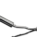 Delkevic Full 2-1 Stainless Exhaust 18" Muffler - Kawasaki Ninja 500R 1987-2009
