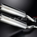 Delkevic 18" Stainless Mufflers - Kawasaki Ninja 500 EX500 1987-2009 Exhaust