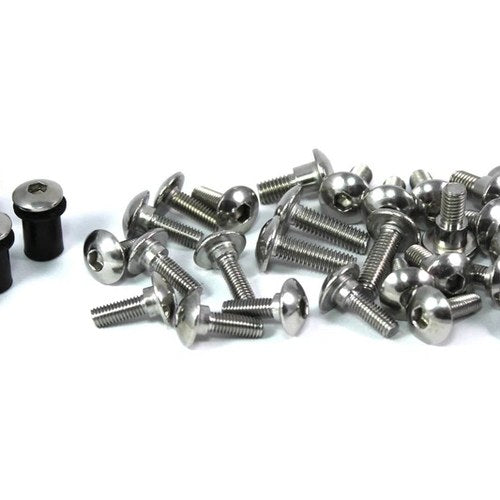 Yamaha Fzr 1000 Genesis 1987-88 Stainless Fairing & Screen Bolt Clip Kit FZR1000