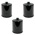 3 Pk K&N Performance Spin on Black Oil Filters KN-170 Harley Davidson Motorcycle