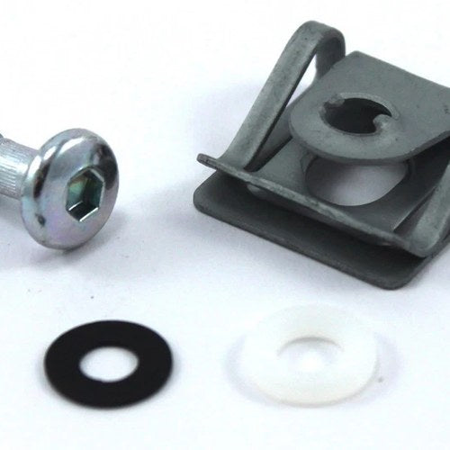 1x Dzus Hex Allen Quick Release Quarter Turn 17mm Fairing Fastener Bolt Clip Kit