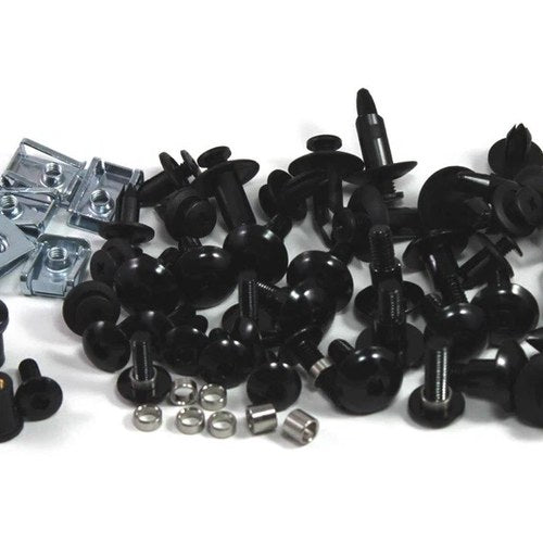 Honda Fireblade Cbr 1000RR 2008-2011 Black Aluminium Fairing & Screen Bolt Kit