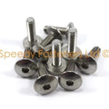 10x Honda Cbr Fairing Bolts m6 x 20mm Pan Mushroom Button Head Stainless Bolt