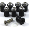 8x Stainless Steel Wind Shield Screen Bolts Kit Triumph Daytona BMW S1000RR
