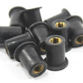 Kawasaki 92015-1757 m5 Rubber Well Nuts Wellnuts for Fairing & Screen Pack of 10