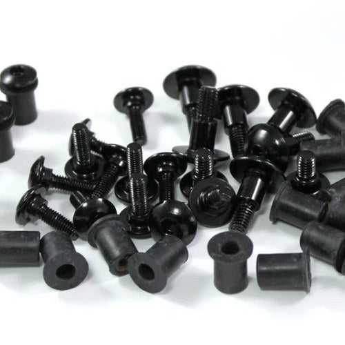 Honda Africa Twin 1993-2003 XRV750 Black Aluminium Fairing Bodywork Bolts RD07A
