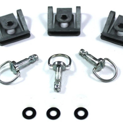 3x Itg JC70 & JC71 Air Filter 4mm Small Dzus Fastener Quick Release Studs Clips