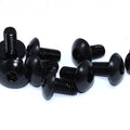 Kawasaki m6 x 12mm Black Aluminium Fairing Allen Bolts Motorcycle Screws x10